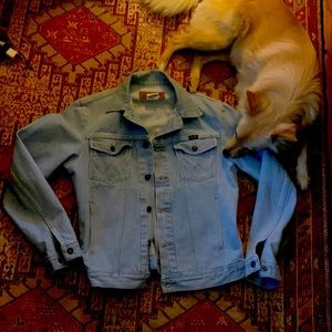 Wrangler light wash denim jacket, size M